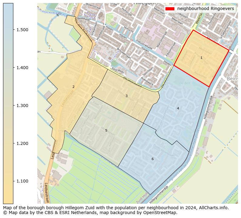 Image of the neighbourhood Ringoevers at the map. This image is used as introduction to this page. This page shows a lot of information about the population in the neighbourhood Ringoevers (such as the distribution by age groups of the residents, the composition of households, whether inhabitants are natives or Dutch with an immigration background, data about the houses (numbers, types, price development, use, type of property, ...) and more (car ownership, energy consumption, ...) based on open data from the Dutch Central Bureau of Statistics and various other sources!