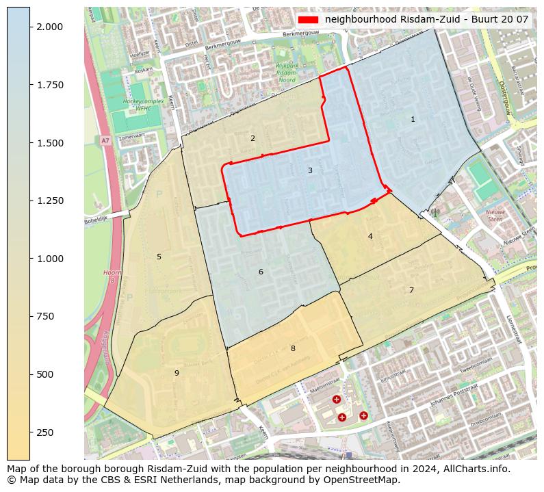 Image of the neighbourhood Risdam-Zuid - Buurt 20 07 at the map. This image is used as introduction to this page. This page shows a lot of information about the population in the neighbourhood Risdam-Zuid - Buurt 20 07 (such as the distribution by age groups of the residents, the composition of households, whether inhabitants are natives or Dutch with an immigration background, data about the houses (numbers, types, price development, use, type of property, ...) and more (car ownership, energy consumption, ...) based on open data from the Dutch Central Bureau of Statistics and various other sources!