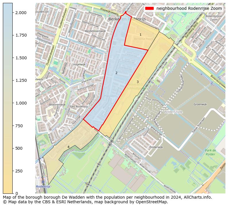 Image of the neighbourhood Rodenrijse Zoom at the map. This image is used as introduction to this page. This page shows a lot of information about the population in the neighbourhood Rodenrijse Zoom (such as the distribution by age groups of the residents, the composition of households, whether inhabitants are natives or Dutch with an immigration background, data about the houses (numbers, types, price development, use, type of property, ...) and more (car ownership, energy consumption, ...) based on open data from the Dutch Central Bureau of Statistics and various other sources!