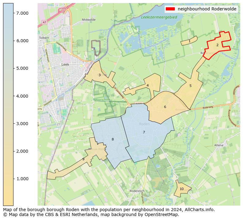 Image of the neighbourhood Roderwolde at the map. This image is used as introduction to this page. This page shows a lot of information about the population in the neighbourhood Roderwolde (such as the distribution by age groups of the residents, the composition of households, whether inhabitants are natives or Dutch with an immigration background, data about the houses (numbers, types, price development, use, type of property, ...) and more (car ownership, energy consumption, ...) based on open data from the Dutch Central Bureau of Statistics and various other sources!