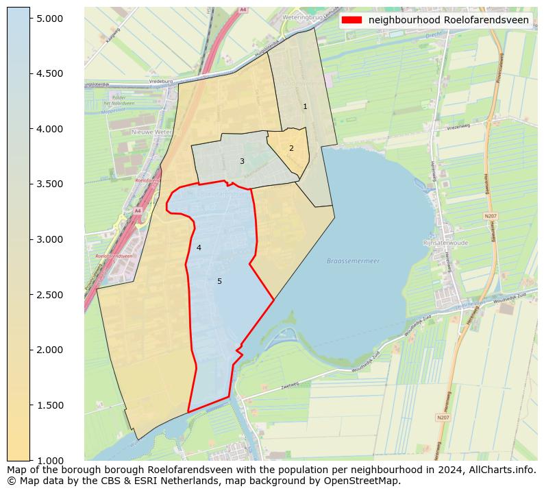 Image of the neighbourhood Roelofarendsveen at the map. This image is used as introduction to this page. This page shows a lot of information about the population in the neighbourhood Roelofarendsveen (such as the distribution by age groups of the residents, the composition of households, whether inhabitants are natives or Dutch with an immigration background, data about the houses (numbers, types, price development, use, type of property, ...) and more (car ownership, energy consumption, ...) based on open data from the Dutch Central Bureau of Statistics and various other sources!