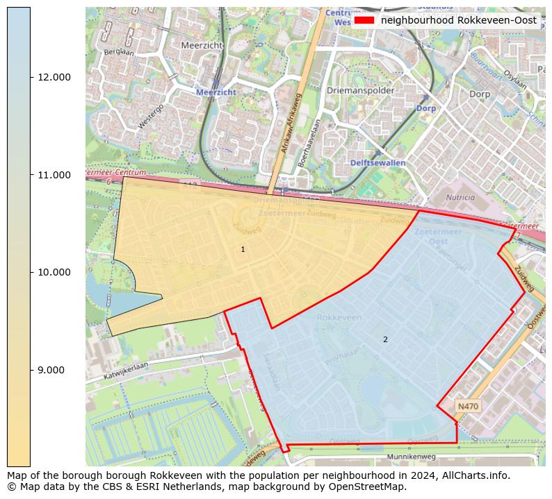 Image of the neighbourhood Rokkeveen-Oost at the map. This image is used as introduction to this page. This page shows a lot of information about the population in the neighbourhood Rokkeveen-Oost (such as the distribution by age groups of the residents, the composition of households, whether inhabitants are natives or Dutch with an immigration background, data about the houses (numbers, types, price development, use, type of property, ...) and more (car ownership, energy consumption, ...) based on open data from the Dutch Central Bureau of Statistics and various other sources!