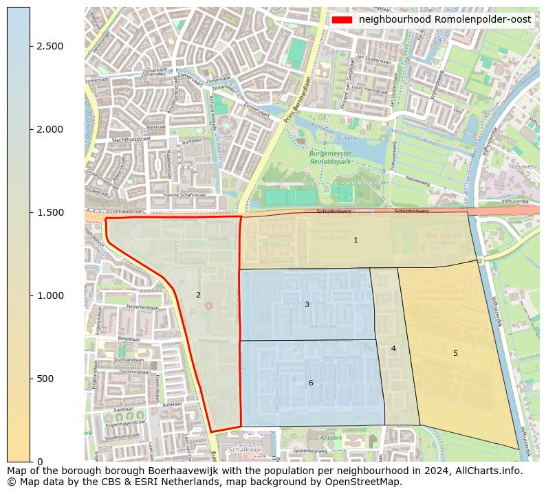 Image of the neighbourhood Romolenpolder-oost at the map. This image is used as introduction to this page. This page shows a lot of information about the population in the neighbourhood Romolenpolder-oost (such as the distribution by age groups of the residents, the composition of households, whether inhabitants are natives or Dutch with an immigration background, data about the houses (numbers, types, price development, use, type of property, ...) and more (car ownership, energy consumption, ...) based on open data from the Dutch Central Bureau of Statistics and various other sources!