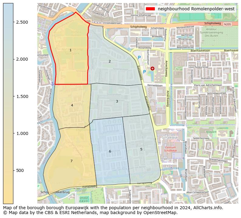 Image of the neighbourhood Romolenpolder-west at the map. This image is used as introduction to this page. This page shows a lot of information about the population in the neighbourhood Romolenpolder-west (such as the distribution by age groups of the residents, the composition of households, whether inhabitants are natives or Dutch with an immigration background, data about the houses (numbers, types, price development, use, type of property, ...) and more (car ownership, energy consumption, ...) based on open data from the Dutch Central Bureau of Statistics and various other sources!