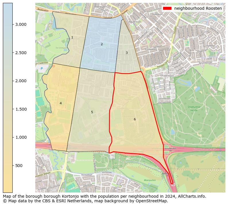 Image of the neighbourhood Roosten at the map. This image is used as introduction to this page. This page shows a lot of information about the population in the neighbourhood Roosten (such as the distribution by age groups of the residents, the composition of households, whether inhabitants are natives or Dutch with an immigration background, data about the houses (numbers, types, price development, use, type of property, ...) and more (car ownership, energy consumption, ...) based on open data from the Dutch Central Bureau of Statistics and various other sources!