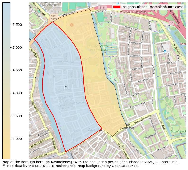 Image of the neighbourhood Rosmolenbuurt West at the map. This image is used as introduction to this page. This page shows a lot of information about the population in the neighbourhood Rosmolenbuurt West (such as the distribution by age groups of the residents, the composition of households, whether inhabitants are natives or Dutch with an immigration background, data about the houses (numbers, types, price development, use, type of property, ...) and more (car ownership, energy consumption, ...) based on open data from the Dutch Central Bureau of Statistics and various other sources!