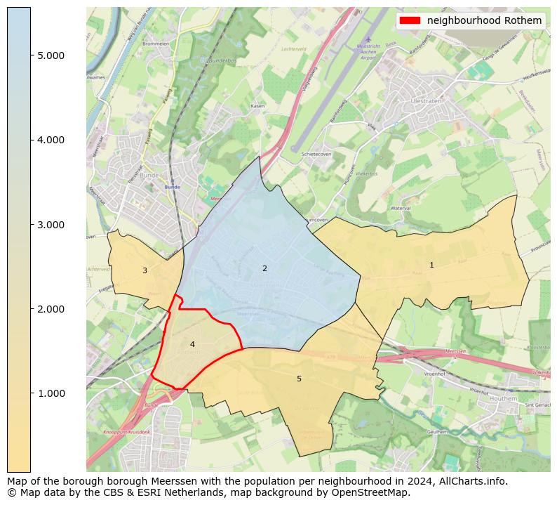 Image of the neighbourhood Rothem at the map. This image is used as introduction to this page. This page shows a lot of information about the population in the neighbourhood Rothem (such as the distribution by age groups of the residents, the composition of households, whether inhabitants are natives or Dutch with an immigration background, data about the houses (numbers, types, price development, use, type of property, ...) and more (car ownership, energy consumption, ...) based on open data from the Dutch Central Bureau of Statistics and various other sources!