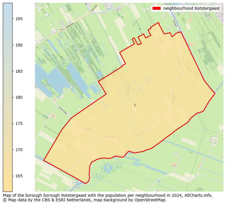 Image of the neighbourhood Rotstergaast at the map. This image is used as introduction to this page. This page shows a lot of information about the population in the neighbourhood Rotstergaast (such as the distribution by age groups of the residents, the composition of households, whether inhabitants are natives or Dutch with an immigration background, data about the houses (numbers, types, price development, use, type of property, ...) and more (car ownership, energy consumption, ...) based on open data from the Dutch Central Bureau of Statistics and various other sources!