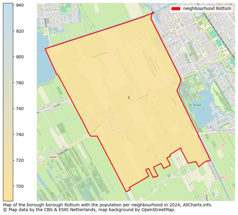 Image of the neighbourhood Rottum at the map. This image is used as introduction to this page. This page shows a lot of information about the population in the neighbourhood Rottum (such as the distribution by age groups of the residents, the composition of households, whether inhabitants are natives or Dutch with an immigration background, data about the houses (numbers, types, price development, use, type of property, ...) and more (car ownership, energy consumption, ...) based on open data from the Dutch Central Bureau of Statistics and various other sources!