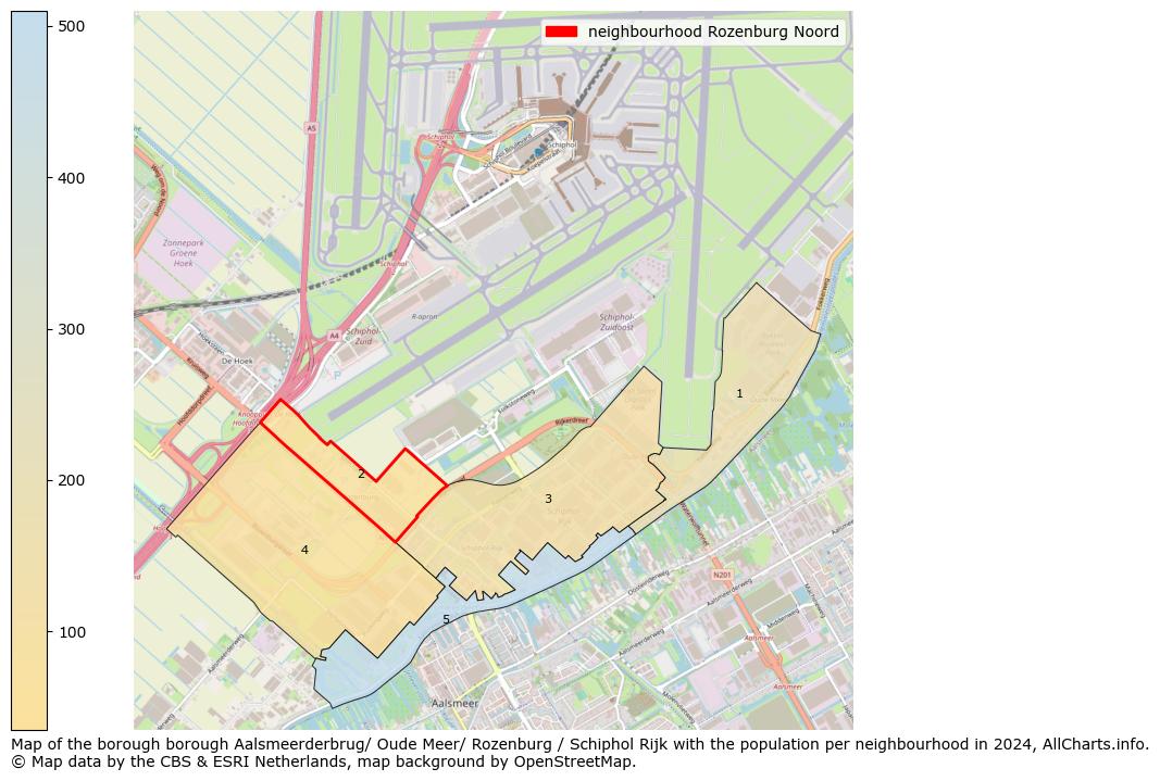 Image of the neighbourhood Rozenburg Noord at the map. This image is used as introduction to this page. This page shows a lot of information about the population in the neighbourhood Rozenburg Noord (such as the distribution by age groups of the residents, the composition of households, whether inhabitants are natives or Dutch with an immigration background, data about the houses (numbers, types, price development, use, type of property, ...) and more (car ownership, energy consumption, ...) based on open data from the Dutch Central Bureau of Statistics and various other sources!