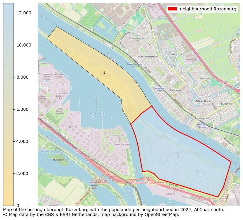 Image of the neighbourhood Rozenburg at the map. This image is used as introduction to this page. This page shows a lot of information about the population in the neighbourhood Rozenburg (such as the distribution by age groups of the residents, the composition of households, whether inhabitants are natives or Dutch with an immigration background, data about the houses (numbers, types, price development, use, type of property, ...) and more (car ownership, energy consumption, ...) based on open data from the Dutch Central Bureau of Statistics and various other sources!