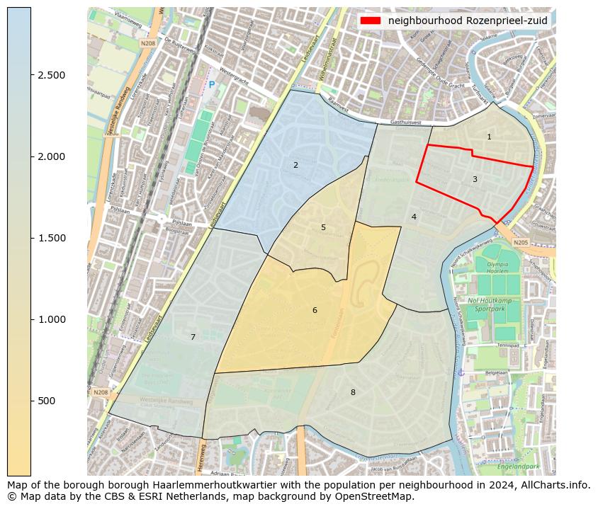 Image of the neighbourhood Rozenprieel-zuid at the map. This image is used as introduction to this page. This page shows a lot of information about the population in the neighbourhood Rozenprieel-zuid (such as the distribution by age groups of the residents, the composition of households, whether inhabitants are natives or Dutch with an immigration background, data about the houses (numbers, types, price development, use, type of property, ...) and more (car ownership, energy consumption, ...) based on open data from the Dutch Central Bureau of Statistics and various other sources!