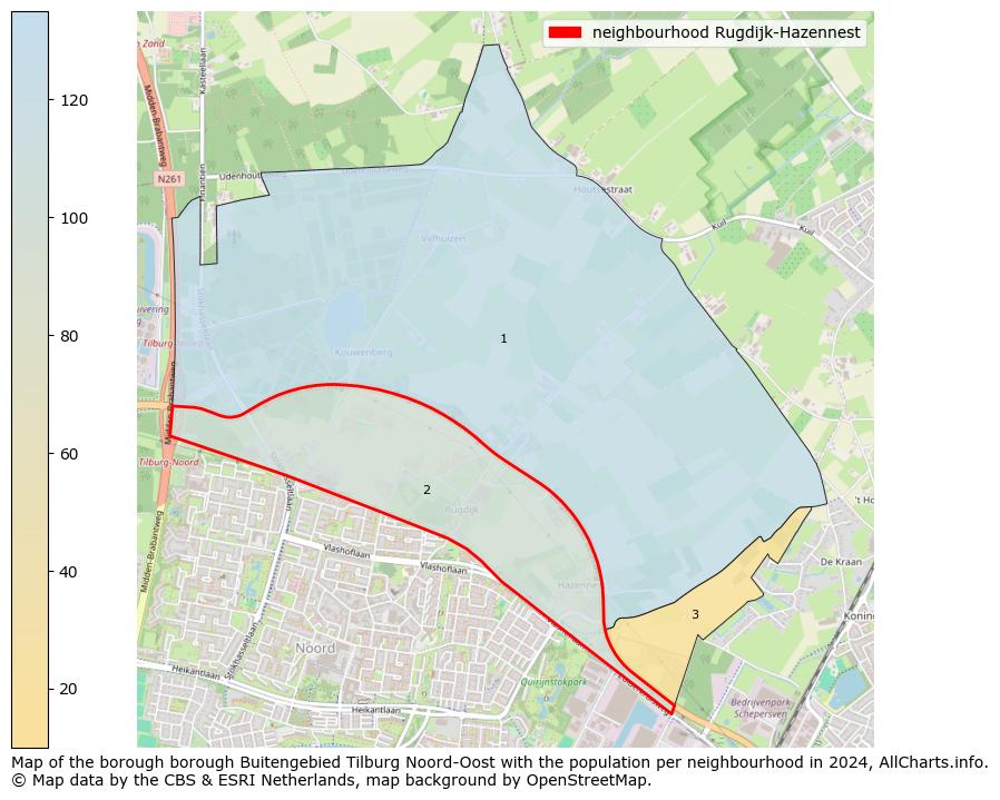 Image of the neighbourhood Rugdijk-Hazennest at the map. This image is used as introduction to this page. This page shows a lot of information about the population in the neighbourhood Rugdijk-Hazennest (such as the distribution by age groups of the residents, the composition of households, whether inhabitants are natives or Dutch with an immigration background, data about the houses (numbers, types, price development, use, type of property, ...) and more (car ownership, energy consumption, ...) based on open data from the Dutch Central Bureau of Statistics and various other sources!