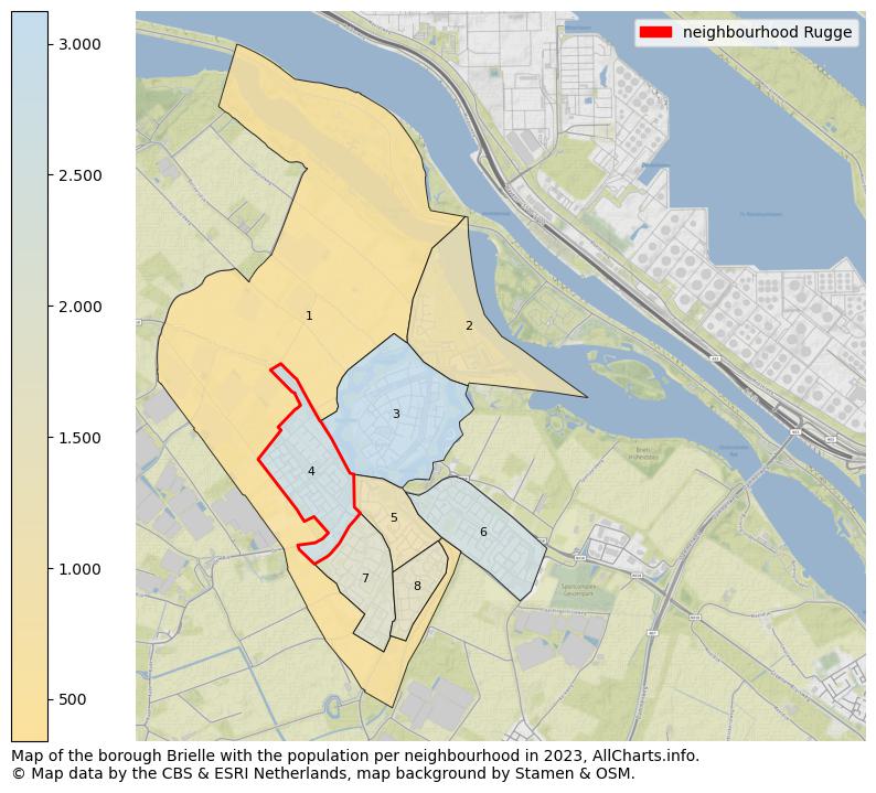 Map of the borough Brielle with the population per neighbourhood in 2023. This page shows a lot of information about residents (such as the distribution by age groups, family composition, gender, native or Dutch with an immigration background, ...), homes (numbers, types, price development, use, type of property, ...) and more (car ownership, energy consumption, ...) based on open data from the Dutch Central Bureau of Statistics and various other sources!