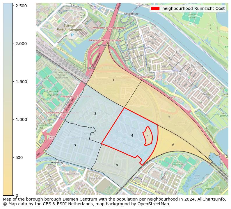 Image of the neighbourhood Ruimzicht Oost at the map. This image is used as introduction to this page. This page shows a lot of information about the population in the neighbourhood Ruimzicht Oost (such as the distribution by age groups of the residents, the composition of households, whether inhabitants are natives or Dutch with an immigration background, data about the houses (numbers, types, price development, use, type of property, ...) and more (car ownership, energy consumption, ...) based on open data from the Dutch Central Bureau of Statistics and various other sources!