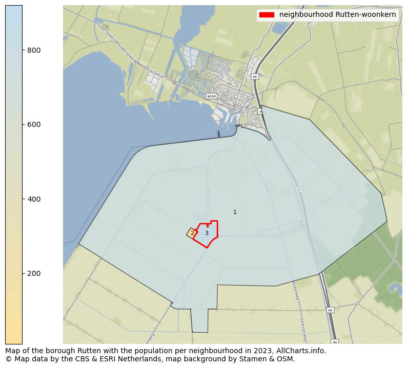 Map of the borough Rutten with the population per neighbourhood in 2023. This page shows a lot of information about residents (such as the distribution by age groups, family composition, gender, native or Dutch with an immigration background, ...), homes (numbers, types, price development, use, type of property, ...) and more (car ownership, energy consumption, ...) based on open data from the Dutch Central Bureau of Statistics and various other sources!