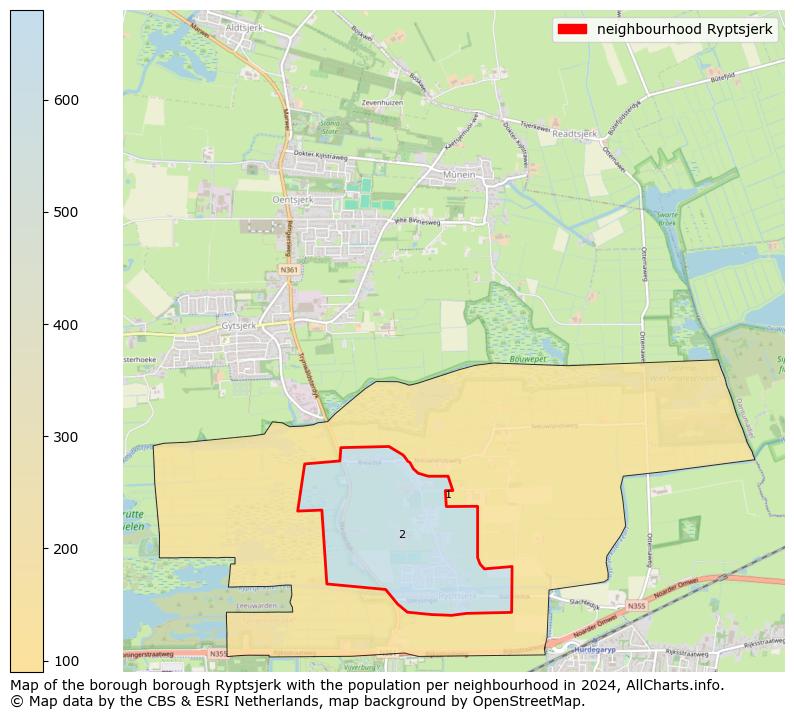 Image of the neighbourhood Ryptsjerk at the map. This image is used as introduction to this page. This page shows a lot of information about the population in the neighbourhood Ryptsjerk (such as the distribution by age groups of the residents, the composition of households, whether inhabitants are natives or Dutch with an immigration background, data about the houses (numbers, types, price development, use, type of property, ...) and more (car ownership, energy consumption, ...) based on open data from the Dutch Central Bureau of Statistics and various other sources!