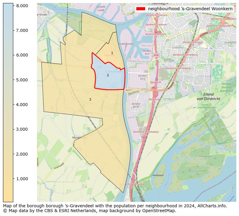 Image of the neighbourhood ’s-Gravendeel Woonkern at the map. This image is used as introduction to this page. This page shows a lot of information about the population in the neighbourhood ’s-Gravendeel Woonkern (such as the distribution by age groups of the residents, the composition of households, whether inhabitants are natives or Dutch with an immigration background, data about the houses (numbers, types, price development, use, type of property, ...) and more (car ownership, energy consumption, ...) based on open data from the Dutch Central Bureau of Statistics and various other sources!