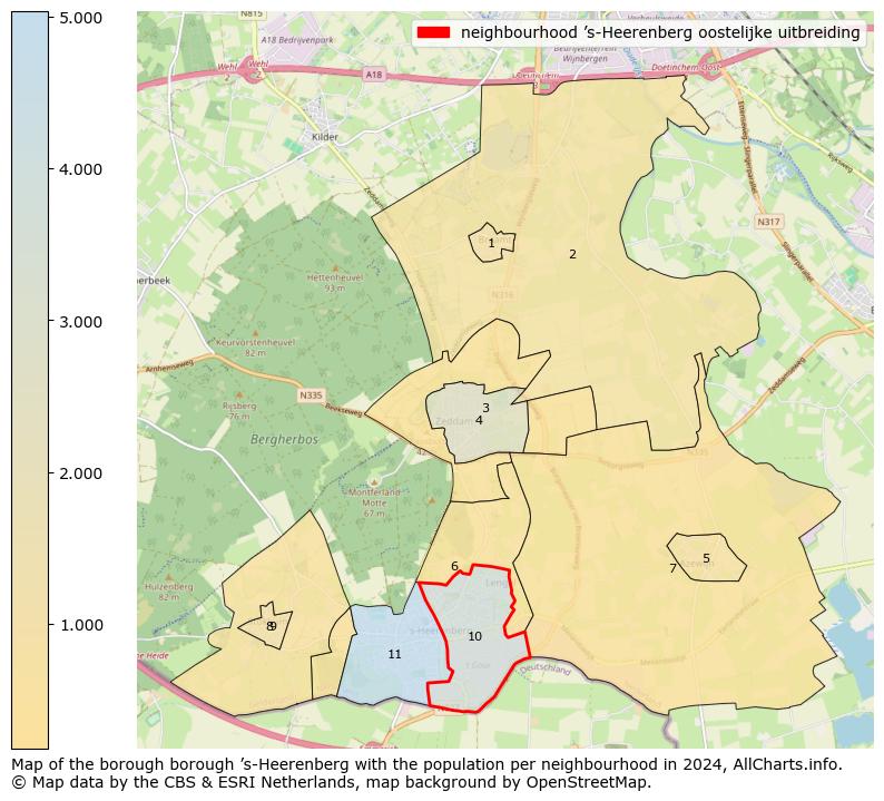 Image of the neighbourhood ’s-Heerenberg oostelijke uitbreiding at the map. This image is used as introduction to this page. This page shows a lot of information about the population in the neighbourhood ’s-Heerenberg oostelijke uitbreiding (such as the distribution by age groups of the residents, the composition of households, whether inhabitants are natives or Dutch with an immigration background, data about the houses (numbers, types, price development, use, type of property, ...) and more (car ownership, energy consumption, ...) based on open data from the Dutch Central Bureau of Statistics and various other sources!