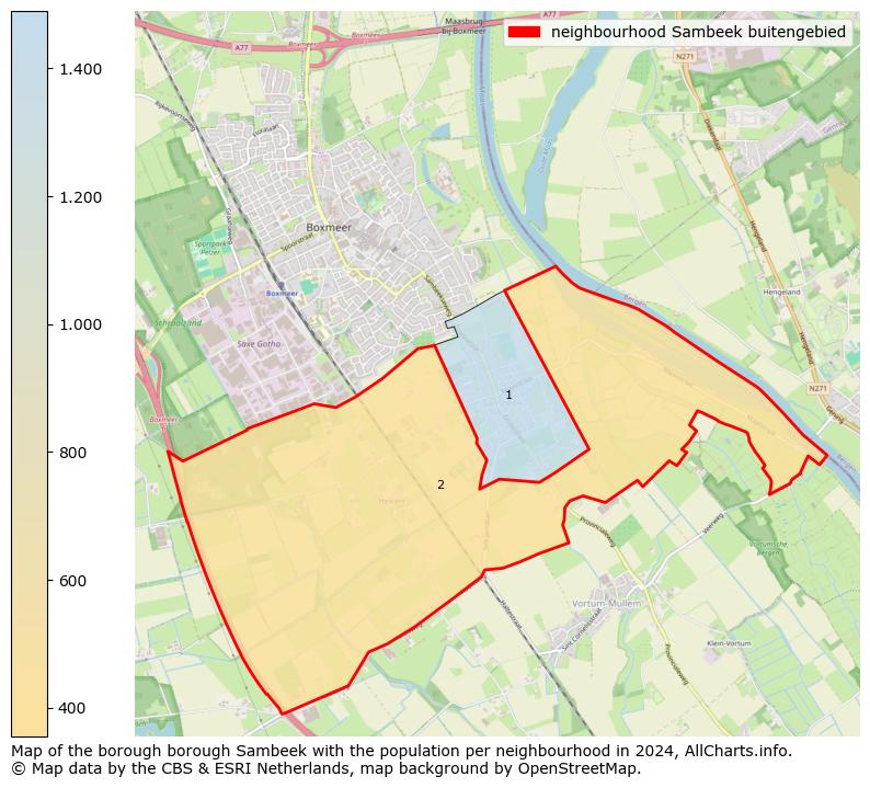 Image of the neighbourhood Sambeek buitengebied at the map. This image is used as introduction to this page. This page shows a lot of information about the population in the neighbourhood Sambeek buitengebied (such as the distribution by age groups of the residents, the composition of households, whether inhabitants are natives or Dutch with an immigration background, data about the houses (numbers, types, price development, use, type of property, ...) and more (car ownership, energy consumption, ...) based on open data from the Dutch Central Bureau of Statistics and various other sources!