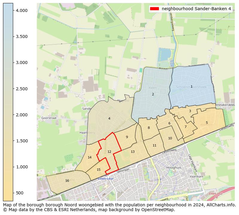 Image of the neighbourhood Sander-Banken 4 at the map. This image is used as introduction to this page. This page shows a lot of information about the population in the neighbourhood Sander-Banken 4 (such as the distribution by age groups of the residents, the composition of households, whether inhabitants are natives or Dutch with an immigration background, data about the houses (numbers, types, price development, use, type of property, ...) and more (car ownership, energy consumption, ...) based on open data from the Dutch Central Bureau of Statistics and various other sources!