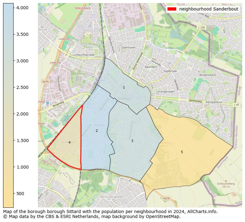 Image of the neighbourhood Sanderbout at the map. This image is used as introduction to this page. This page shows a lot of information about the population in the neighbourhood Sanderbout (such as the distribution by age groups of the residents, the composition of households, whether inhabitants are natives or Dutch with an immigration background, data about the houses (numbers, types, price development, use, type of property, ...) and more (car ownership, energy consumption, ...) based on open data from the Dutch Central Bureau of Statistics and various other sources!