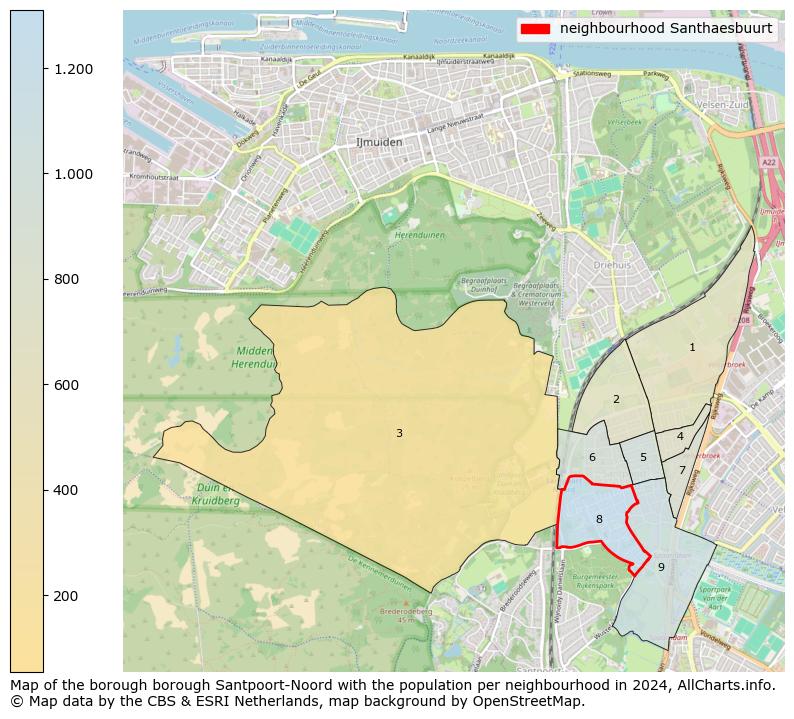 Image of the neighbourhood Santhaesbuurt at the map. This image is used as introduction to this page. This page shows a lot of information about the population in the neighbourhood Santhaesbuurt (such as the distribution by age groups of the residents, the composition of households, whether inhabitants are natives or Dutch with an immigration background, data about the houses (numbers, types, price development, use, type of property, ...) and more (car ownership, energy consumption, ...) based on open data from the Dutch Central Bureau of Statistics and various other sources!