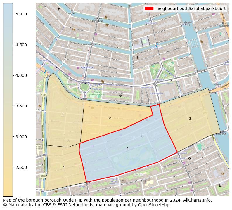 Image of the neighbourhood Sarphatiparkbuurt at the map. This image is used as introduction to this page. This page shows a lot of information about the population in the neighbourhood Sarphatiparkbuurt (such as the distribution by age groups of the residents, the composition of households, whether inhabitants are natives or Dutch with an immigration background, data about the houses (numbers, types, price development, use, type of property, ...) and more (car ownership, energy consumption, ...) based on open data from the Dutch Central Bureau of Statistics and various other sources!