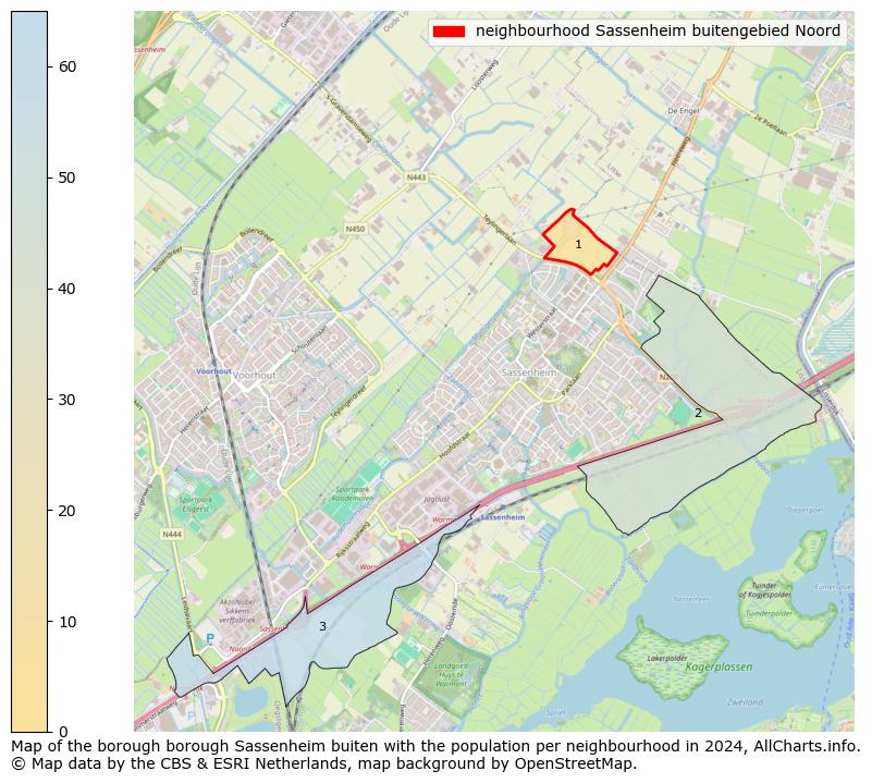 Image of the neighbourhood Sassenheim buitengebied Noord at the map. This image is used as introduction to this page. This page shows a lot of information about the population in the neighbourhood Sassenheim buitengebied Noord (such as the distribution by age groups of the residents, the composition of households, whether inhabitants are natives or Dutch with an immigration background, data about the houses (numbers, types, price development, use, type of property, ...) and more (car ownership, energy consumption, ...) based on open data from the Dutch Central Bureau of Statistics and various other sources!