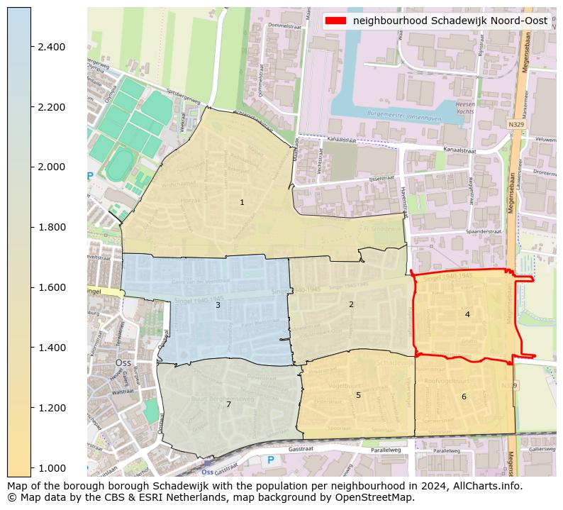 Image of the neighbourhood Schadewijk Noord-Oost at the map. This image is used as introduction to this page. This page shows a lot of information about the population in the neighbourhood Schadewijk Noord-Oost (such as the distribution by age groups of the residents, the composition of households, whether inhabitants are natives or Dutch with an immigration background, data about the houses (numbers, types, price development, use, type of property, ...) and more (car ownership, energy consumption, ...) based on open data from the Dutch Central Bureau of Statistics and various other sources!