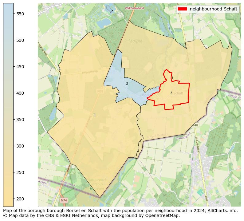 Image of the neighbourhood Schaft at the map. This image is used as introduction to this page. This page shows a lot of information about the population in the neighbourhood Schaft (such as the distribution by age groups of the residents, the composition of households, whether inhabitants are natives or Dutch with an immigration background, data about the houses (numbers, types, price development, use, type of property, ...) and more (car ownership, energy consumption, ...) based on open data from the Dutch Central Bureau of Statistics and various other sources!