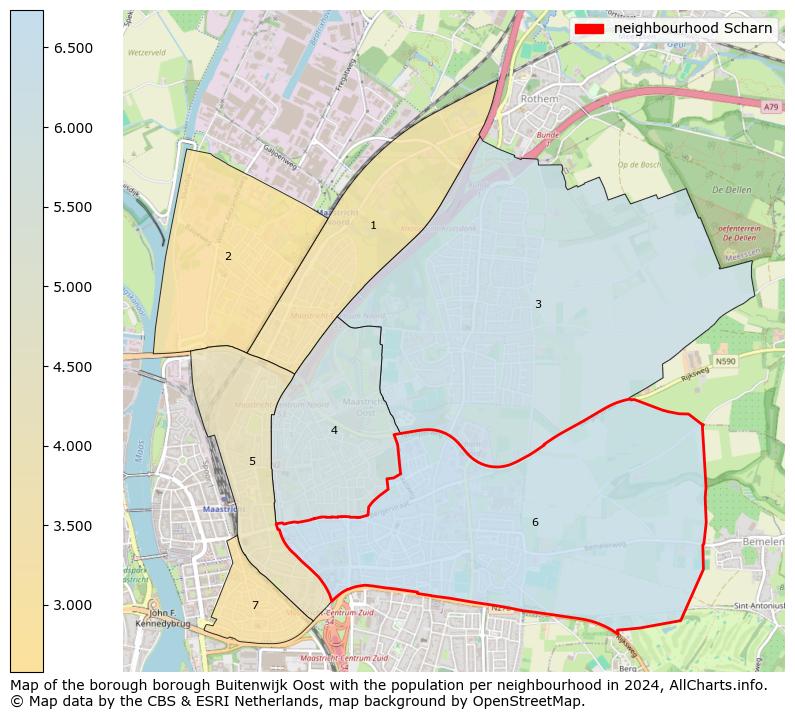 Image of the neighbourhood Scharn at the map. This image is used as introduction to this page. This page shows a lot of information about the population in the neighbourhood Scharn (such as the distribution by age groups of the residents, the composition of households, whether inhabitants are natives or Dutch with an immigration background, data about the houses (numbers, types, price development, use, type of property, ...) and more (car ownership, energy consumption, ...) based on open data from the Dutch Central Bureau of Statistics and various other sources!