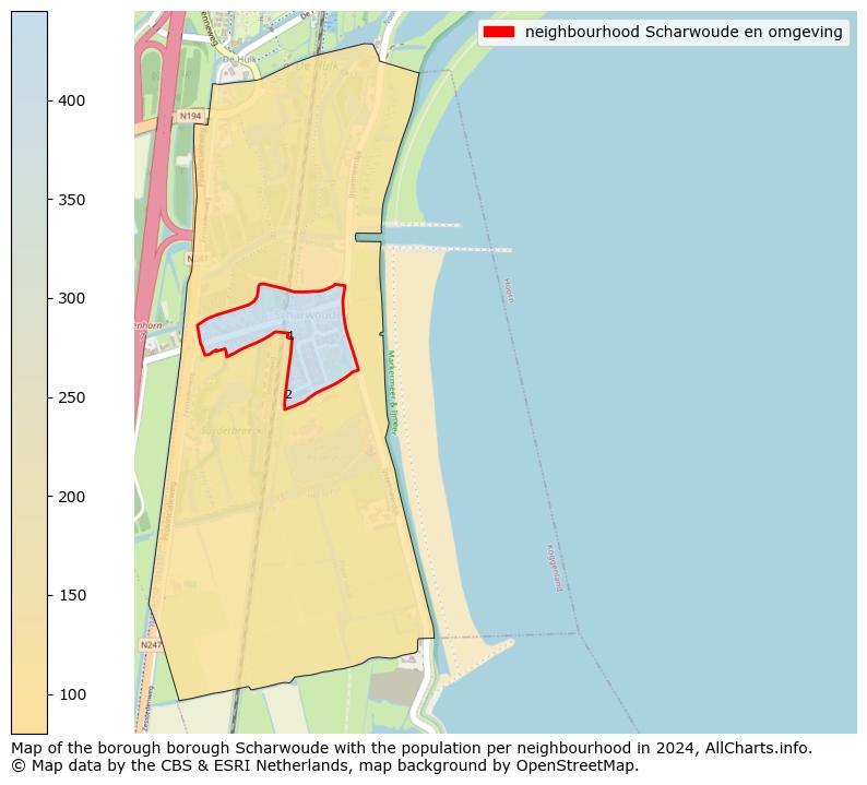 Image of the neighbourhood Scharwoude en omgeving at the map. This image is used as introduction to this page. This page shows a lot of information about the population in the neighbourhood Scharwoude en omgeving (such as the distribution by age groups of the residents, the composition of households, whether inhabitants are natives or Dutch with an immigration background, data about the houses (numbers, types, price development, use, type of property, ...) and more (car ownership, energy consumption, ...) based on open data from the Dutch Central Bureau of Statistics and various other sources!