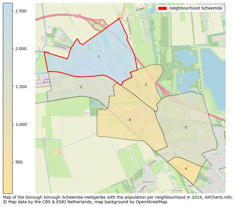 Image of the neighbourhood Scheemda at the map. This image is used as introduction to this page. This page shows a lot of information about the population in the neighbourhood Scheemda (such as the distribution by age groups of the residents, the composition of households, whether inhabitants are natives or Dutch with an immigration background, data about the houses (numbers, types, price development, use, type of property, ...) and more (car ownership, energy consumption, ...) based on open data from the Dutch Central Bureau of Statistics and various other sources!