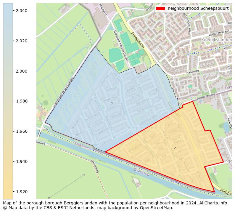 Image of the neighbourhood Scheepsbuurt at the map. This image is used as introduction to this page. This page shows a lot of information about the population in the neighbourhood Scheepsbuurt (such as the distribution by age groups of the residents, the composition of households, whether inhabitants are natives or Dutch with an immigration background, data about the houses (numbers, types, price development, use, type of property, ...) and more (car ownership, energy consumption, ...) based on open data from the Dutch Central Bureau of Statistics and various other sources!