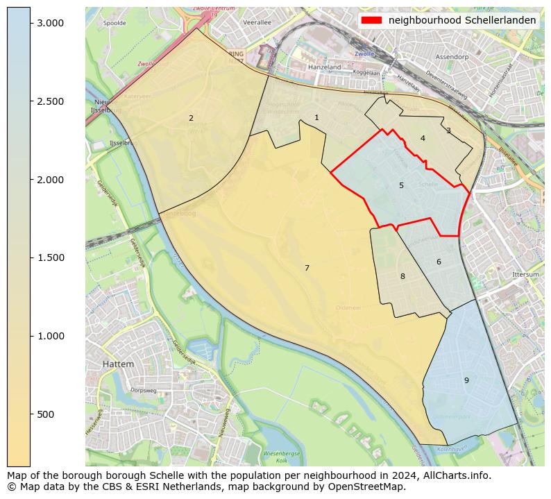 Image of the neighbourhood Schellerlanden at the map. This image is used as introduction to this page. This page shows a lot of information about the population in the neighbourhood Schellerlanden (such as the distribution by age groups of the residents, the composition of households, whether inhabitants are natives or Dutch with an immigration background, data about the houses (numbers, types, price development, use, type of property, ...) and more (car ownership, energy consumption, ...) based on open data from the Dutch Central Bureau of Statistics and various other sources!