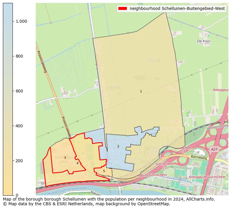 Image of the neighbourhood Schelluinen-Buitengebied-West at the map. This image is used as introduction to this page. This page shows a lot of information about the population in the neighbourhood Schelluinen-Buitengebied-West (such as the distribution by age groups of the residents, the composition of households, whether inhabitants are natives or Dutch with an immigration background, data about the houses (numbers, types, price development, use, type of property, ...) and more (car ownership, energy consumption, ...) based on open data from the Dutch Central Bureau of Statistics and various other sources!