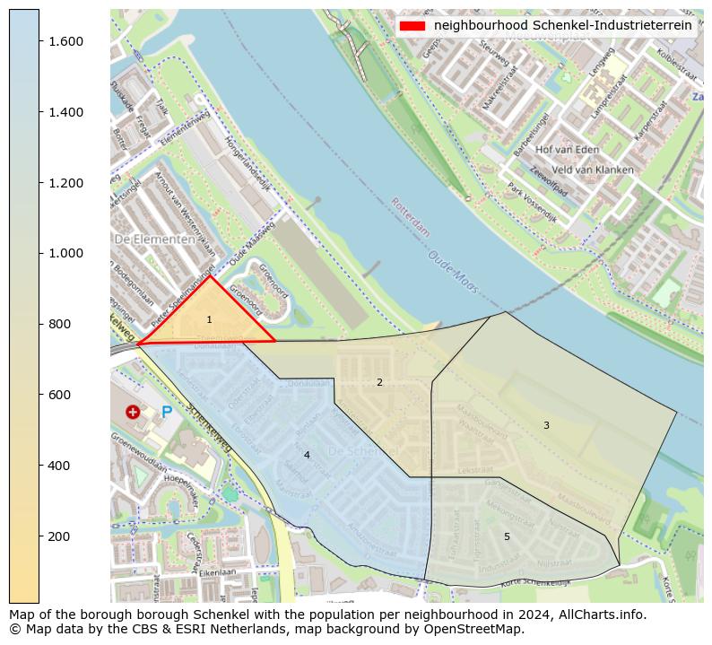 Image of the neighbourhood Schenkel-Industrieterrein at the map. This image is used as introduction to this page. This page shows a lot of information about the population in the neighbourhood Schenkel-Industrieterrein (such as the distribution by age groups of the residents, the composition of households, whether inhabitants are natives or Dutch with an immigration background, data about the houses (numbers, types, price development, use, type of property, ...) and more (car ownership, energy consumption, ...) based on open data from the Dutch Central Bureau of Statistics and various other sources!