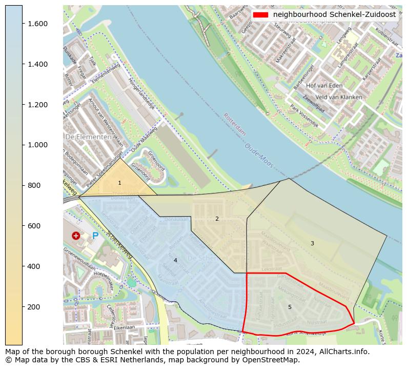 Image of the neighbourhood Schenkel-Zuidoost at the map. This image is used as introduction to this page. This page shows a lot of information about the population in the neighbourhood Schenkel-Zuidoost (such as the distribution by age groups of the residents, the composition of households, whether inhabitants are natives or Dutch with an immigration background, data about the houses (numbers, types, price development, use, type of property, ...) and more (car ownership, energy consumption, ...) based on open data from the Dutch Central Bureau of Statistics and various other sources!