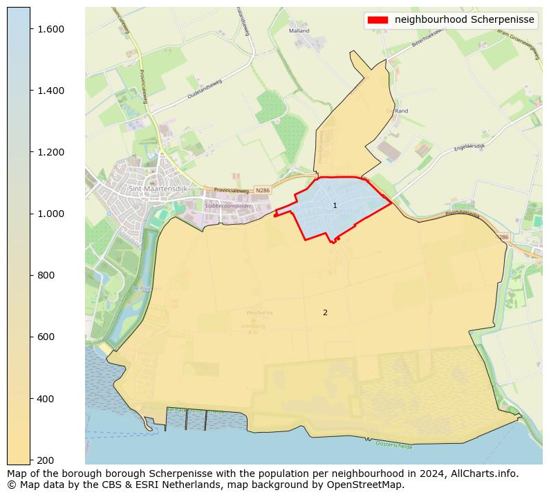 Image of the neighbourhood Scherpenisse at the map. This image is used as introduction to this page. This page shows a lot of information about the population in the neighbourhood Scherpenisse (such as the distribution by age groups of the residents, the composition of households, whether inhabitants are natives or Dutch with an immigration background, data about the houses (numbers, types, price development, use, type of property, ...) and more (car ownership, energy consumption, ...) based on open data from the Dutch Central Bureau of Statistics and various other sources!