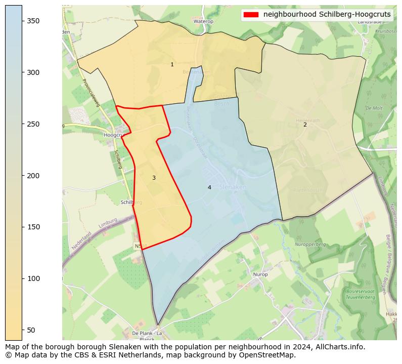 Image of the neighbourhood Schilberg-Hoogcruts at the map. This image is used as introduction to this page. This page shows a lot of information about the population in the neighbourhood Schilberg-Hoogcruts (such as the distribution by age groups of the residents, the composition of households, whether inhabitants are natives or Dutch with an immigration background, data about the houses (numbers, types, price development, use, type of property, ...) and more (car ownership, energy consumption, ...) based on open data from the Dutch Central Bureau of Statistics and various other sources!