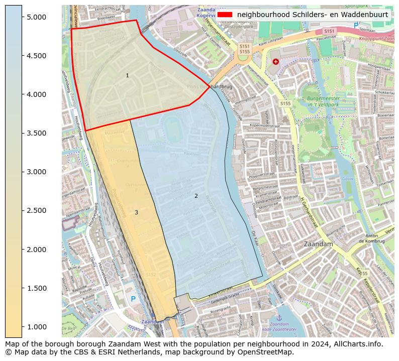 Image of the neighbourhood Schilders- en Waddenbuurt at the map. This image is used as introduction to this page. This page shows a lot of information about the population in the neighbourhood Schilders- en Waddenbuurt (such as the distribution by age groups of the residents, the composition of households, whether inhabitants are natives or Dutch with an immigration background, data about the houses (numbers, types, price development, use, type of property, ...) and more (car ownership, energy consumption, ...) based on open data from the Dutch Central Bureau of Statistics and various other sources!