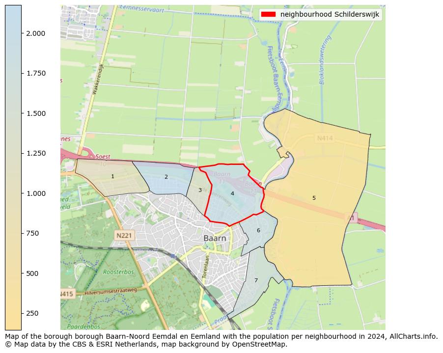 Image of the neighbourhood Schilderswijk at the map. This image is used as introduction to this page. This page shows a lot of information about the population in the neighbourhood Schilderswijk (such as the distribution by age groups of the residents, the composition of households, whether inhabitants are natives or Dutch with an immigration background, data about the houses (numbers, types, price development, use, type of property, ...) and more (car ownership, energy consumption, ...) based on open data from the Dutch Central Bureau of Statistics and various other sources!