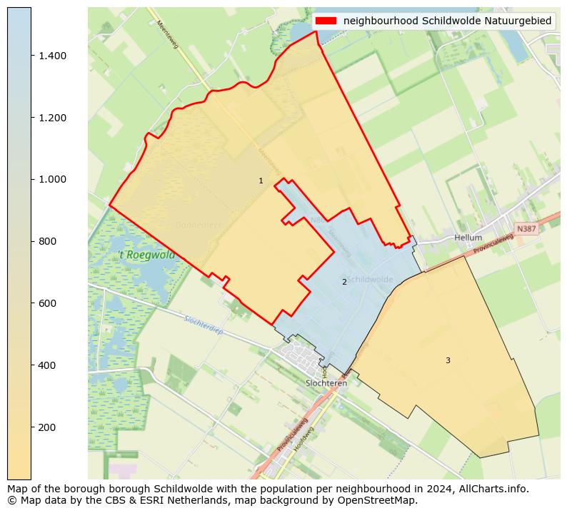 Image of the neighbourhood Schildwolde Natuurgebied at the map. This image is used as introduction to this page. This page shows a lot of information about the population in the neighbourhood Schildwolde Natuurgebied (such as the distribution by age groups of the residents, the composition of households, whether inhabitants are natives or Dutch with an immigration background, data about the houses (numbers, types, price development, use, type of property, ...) and more (car ownership, energy consumption, ...) based on open data from the Dutch Central Bureau of Statistics and various other sources!