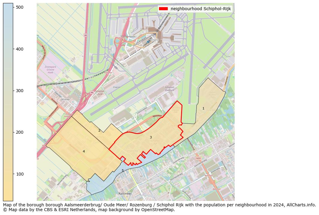 Image of the neighbourhood Schiphol-Rijk at the map. This image is used as introduction to this page. This page shows a lot of information about the population in the neighbourhood Schiphol-Rijk (such as the distribution by age groups of the residents, the composition of households, whether inhabitants are natives or Dutch with an immigration background, data about the houses (numbers, types, price development, use, type of property, ...) and more (car ownership, energy consumption, ...) based on open data from the Dutch Central Bureau of Statistics and various other sources!