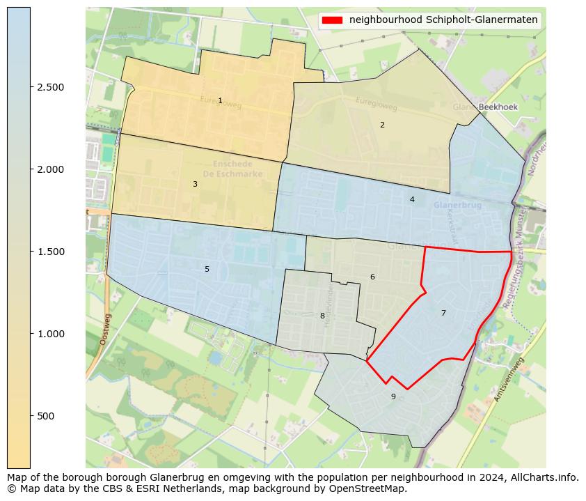 Image of the neighbourhood Schipholt-Glanermaten at the map. This image is used as introduction to this page. This page shows a lot of information about the population in the neighbourhood Schipholt-Glanermaten (such as the distribution by age groups of the residents, the composition of households, whether inhabitants are natives or Dutch with an immigration background, data about the houses (numbers, types, price development, use, type of property, ...) and more (car ownership, energy consumption, ...) based on open data from the Dutch Central Bureau of Statistics and various other sources!