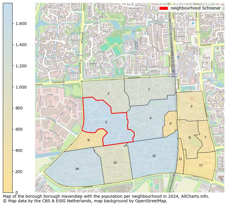 Image of the neighbourhood Schoener at the map. This image is used as introduction to this page. This page shows a lot of information about the population in the neighbourhood Schoener (such as the distribution by age groups of the residents, the composition of households, whether inhabitants are natives or Dutch with an immigration background, data about the houses (numbers, types, price development, use, type of property, ...) and more (car ownership, energy consumption, ...) based on open data from the Dutch Central Bureau of Statistics and various other sources!