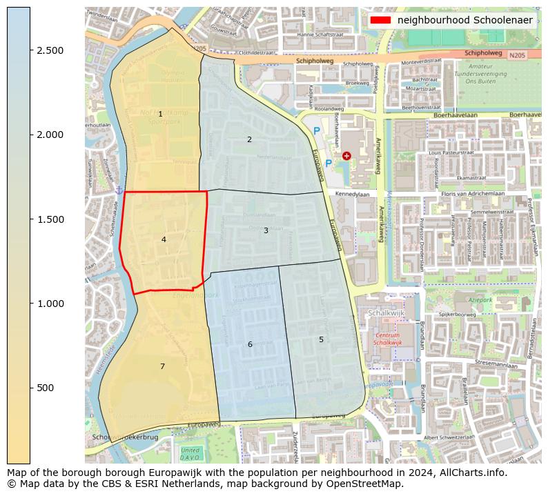 Image of the neighbourhood Schoolenaer at the map. This image is used as introduction to this page. This page shows a lot of information about the population in the neighbourhood Schoolenaer (such as the distribution by age groups of the residents, the composition of households, whether inhabitants are natives or Dutch with an immigration background, data about the houses (numbers, types, price development, use, type of property, ...) and more (car ownership, energy consumption, ...) based on open data from the Dutch Central Bureau of Statistics and various other sources!