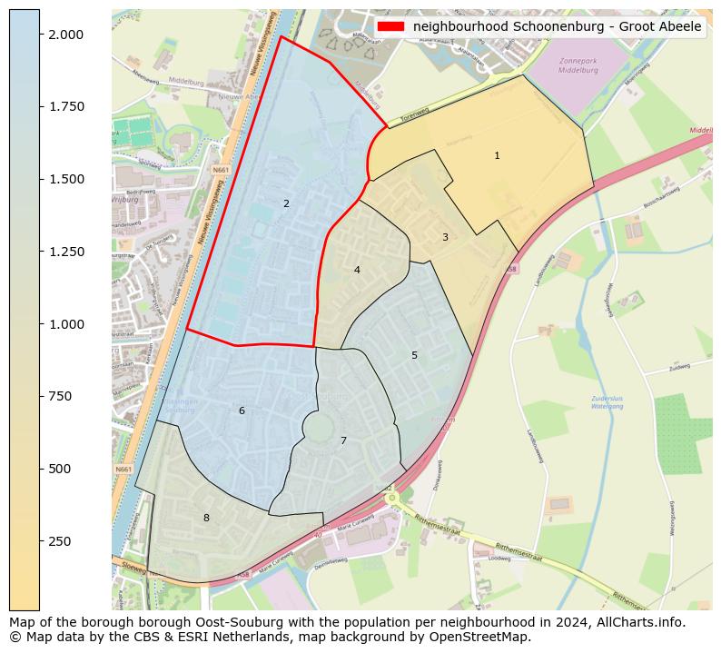 Image of the neighbourhood Schoonenburg - Groot Abeele at the map. This image is used as introduction to this page. This page shows a lot of information about the population in the neighbourhood Schoonenburg - Groot Abeele (such as the distribution by age groups of the residents, the composition of households, whether inhabitants are natives or Dutch with an immigration background, data about the houses (numbers, types, price development, use, type of property, ...) and more (car ownership, energy consumption, ...) based on open data from the Dutch Central Bureau of Statistics and various other sources!