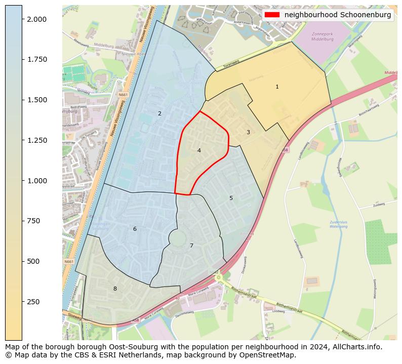 Image of the neighbourhood Schoonenburg at the map. This image is used as introduction to this page. This page shows a lot of information about the population in the neighbourhood Schoonenburg (such as the distribution by age groups of the residents, the composition of households, whether inhabitants are natives or Dutch with an immigration background, data about the houses (numbers, types, price development, use, type of property, ...) and more (car ownership, energy consumption, ...) based on open data from the Dutch Central Bureau of Statistics and various other sources!